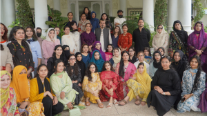 Female artists shaping new cultural narratives; Jamal Shah at FJWU degree show