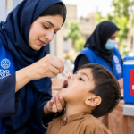 Polio workers