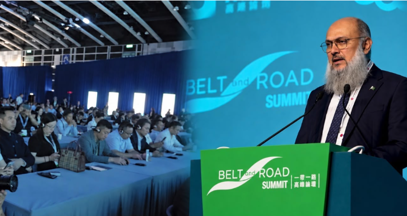 Commerce Minister highlights Pakistan’s strategic role in regional connectivity at belt ,road summit