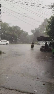 Monsoon rains