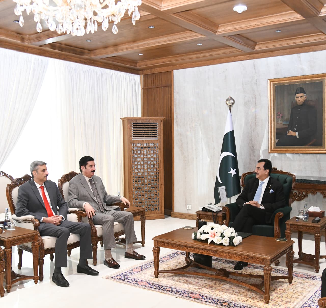Political leaders, business community representatives call on Acting President