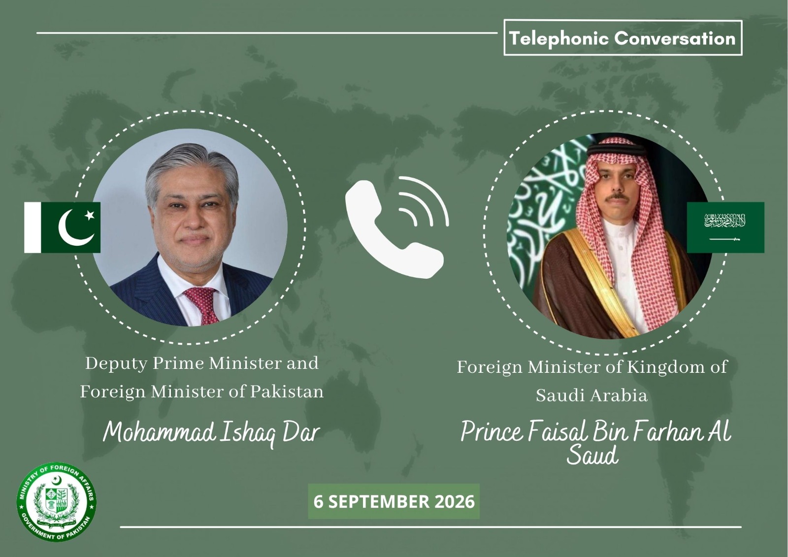 DPM/FM Dar exchanges views with Saudi, Turkish FMs on regional, global matters