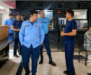 DIG headquarters, AIG logistics inspect mess, barracks at Police Lines