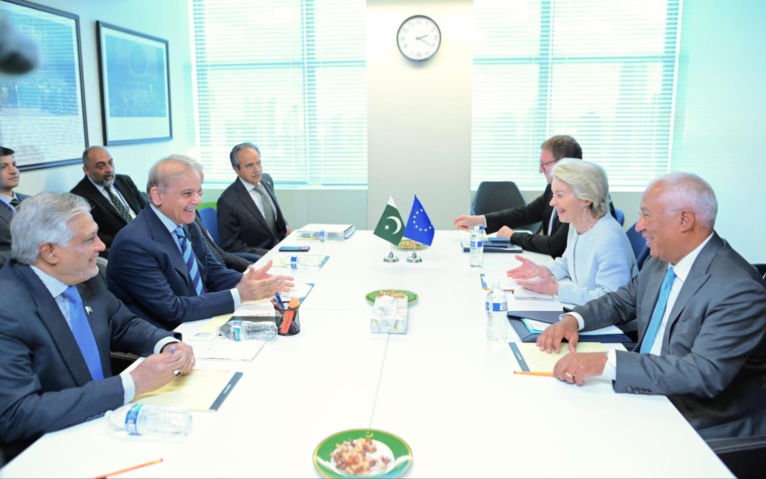 PM Shehbaz meets EU Council and Commission presidents at UN General Assembly