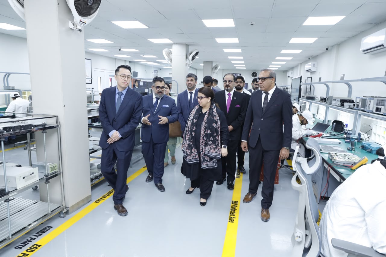 Minister IT inaugurates Huawei's first national-level spare parts repair center in Pakistan
