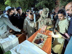 Darazinda blast: Funeral prayers for Customs, Rescue 1122 martyrs held