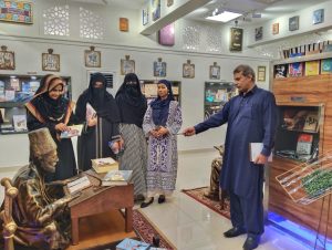 Danish School Islamabad delegation visits NBF, purchases books for school library
