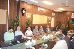 Retired Federal Secretaries visit FGEHA; take briefing on Sector F-14/F-15