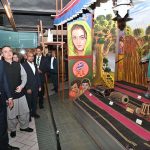 President of the Republic of Maldives Dr. Mohamed Muizzu being briefed during his visit to Lok Virsa Museum