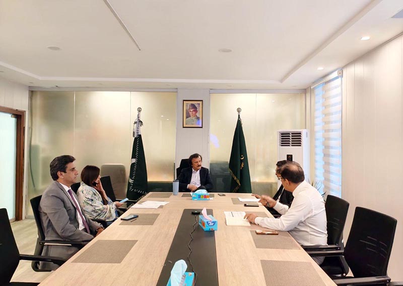 Advisor to the Prime Minister for industries and production, Haroon Akhtar Khan chaired meeting on Gemstones Center in Ministry of Industries and Production