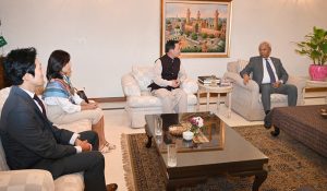 Governor of Sindh Syed Muhammad Nehal Hashmi meets Consul General of the Republic of Korea Joohoon Kim at the Republic of Korea Consulate.