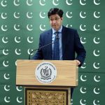 H.E. Hussain Muhammad, Consul General of Pakistan in Dubai, addressing participants during an awareness session on the Pasban Remittance Rewards Scheme (PRRS), organized by the Consulate General of Pakistan