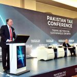 Federal Minister for Finance and Revenue, Senator Muhammad Aurangzeb, delivering opening remarks at the high-level workshop on "Reforms for a Modern and Growth-Friendly Tax System in Pakistan," organised by the Ministry of Finance and Revenue in collaboration with the IMF