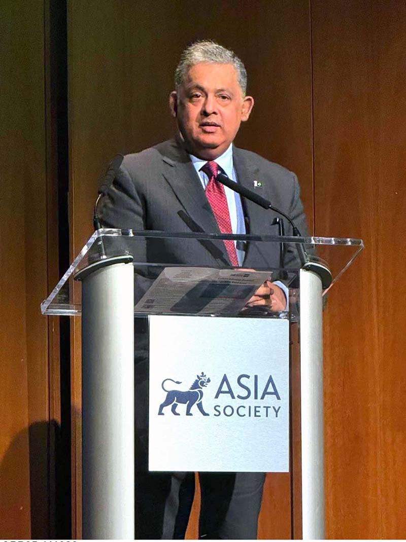 Ambassador Rizwan Saeed Sheikh addressing at Lahore Literary Festival (LLF) organized by the Asia Society