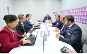 Federal Minister for Finance and Revenue, Senator Muhammad Aurangzeb, meeting with representatives of S&P Global Ratings to discuss Pakistan's economic progress, sovereign credit outlook and reform priorities.