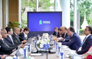 Federal Minister for Finance and Revenue, Senator Muhammad Aurangzeb, meeting with representatives of S&P Global Ratings to discuss Pakistan's economic progress, sovereign credit outlook and reform priorities.