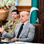 Prime Minister Muhammad Shehbaz Sharif addresses the meeting of Federal Apex Committee under the National Action Plan