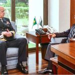 H.E. Admiral Renato Rodrigues De Aguiar Freire, Chief of the Joint Chiefs of Staff of the Armed Forces of Brazil called on Minister for Defence, Khawaja Muhammad Asif