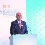 President of the Maldives Dr. Muhammad Muizzu addresses the Maldives-Pakistan Business Forum