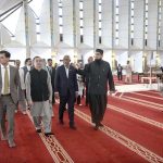 President of the Republic of Maldives Dr. Mohamed Muizzu visit the Faisal Mosque