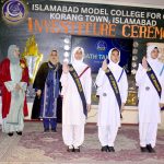 Director Colleges Prof Ihsan Ul Haq administer oath from newly elected office bearers of Students Council held at IMCG Korang Town