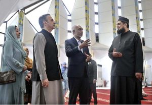 President of the Republic of Maldives Dr. Mohamed Muizzu visit the Faisal Mosque