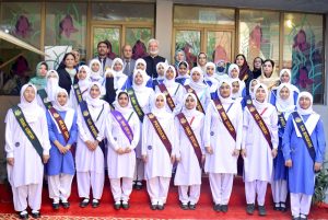 Director Colleges Prof Ihsan Ul Haq administer oath from newly elected office bearers of Students Council held at IMCG Korang Town