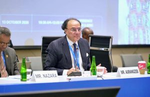 Federal Minister for Finance and Revenue, Senator Muhammad Aurangzeb, participates in the World Bank's roundtable discussion on "Transforming Demographic Transition into Human Capital Gains and Job Creation" in Bangkok, highlighting the need for coordinated action on population, human capital and job creation.