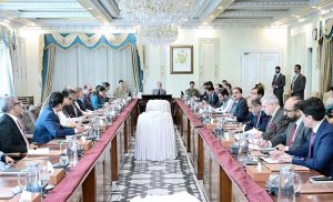 Prime Minister Muhammad Shehbaz Sharif chairs a progress review meeting on implementation of Digital Nation Pakistan initiative.