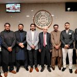 Federal Minister for Board of Investment, Qaiser Ahmed Sheikh attended a reception hosted in his honour by prominent Pakistani businessmen in Jeddah and overwhelming number of Pakistani business community attended the event