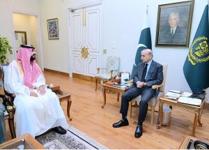 The newly arrived Ambassador of the Kingdom of Saudi Arabia, Dr. Rajeh Tami Albugamy calls on Prime Minister Muhammad Shehbaz Sharif.