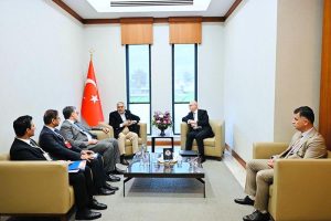 Deputy Prime Minister/Foreign Minister Senator Mohammad Ishaq Dar arriving in Istanbul, Türkiye, to participate in the R4 as well as the R4 + France, Germany, Italy and UK Ministerial Meeting