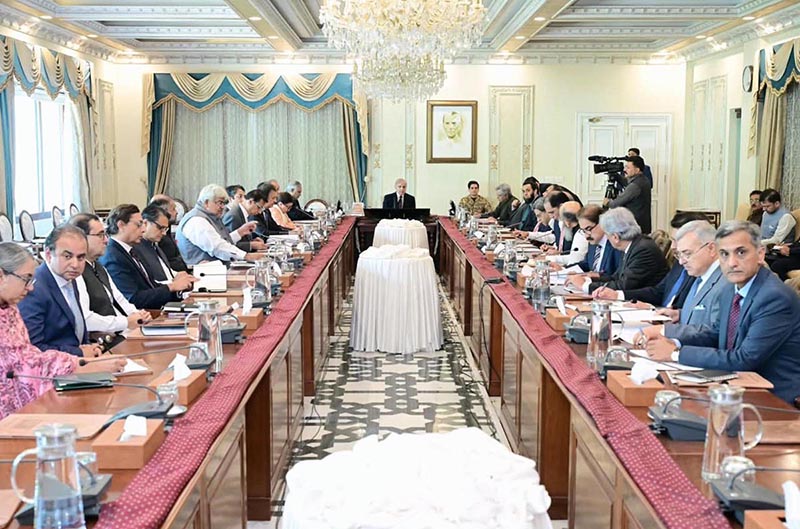 Prime Minister Muhammad Shehbaz Sharif chairs a meeting on Regulatory Reforms in ease of doing business