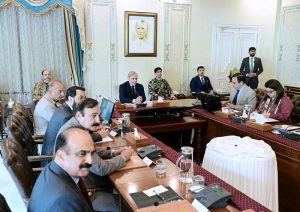 Prime Minister Muhammad Shehbaz Sharif chairs a meeting regarding Pakistan Asaan Khidmat Center
