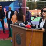 Chargé d’Affaires of the United States to Pakistan, H.E. Natalie A. Baker, addresses the prize distribution ceremony of the W-15 Islamabad Junaid Family Foundation World Tennis Women’s Championships 2026 at the Pakistan Tennis Federation (PTF) Tennis Complex