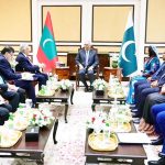 Deputy Prime Minister/Foreign Minister Senator Mohammad Ishaq Dar calling on the President of Maldives, H.E. Dr. Mohamed Muizzu