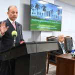 Minister of Climate Change and Environmental Coordination, Musadik Malik addresses the ceremony ‘125th National Management Course’ at Secretariat