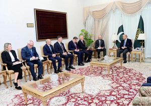 Prime Minister Muhammad Shehbaz Sharif meets Mr. Tomasz Siemoniak, Minister, Member of the Council of Ministers, and Coordinator of Special Services of the Republic of Poland.