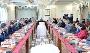 Prime Minister Muhammad Shehbaz Sharif chairs a meeting regarding access to finance for Agriculture, Housing and SME sectors