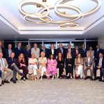 Federal Secretary for Commerce Jawad Paul, Dutch Ambassador to Pakistan Robert-Jan Siegert, Special Secretary Commerce Syed Hamid Ali, and senior officials of the Ministry of Commerce pose for a group photograph with the visiting Dutch business delegation led by Ms. Merlin Melles, following a business dinner hosted in Islamabad to strengthen bilateral trade, investment and business cooperation between Pakistan and the Netherlands