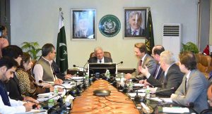 Federal Minister for National Food Security and Research Rana Tanveer Hussain meets a Russian delegation from Schelkovo Agrohim to discuss Pakistan-Russia cooperation in the agriculture sector