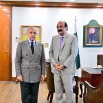 Chairman Prime Minister's Youth Programme, Rana Mashood Ahmed Khan calls on Prime Minister Muhammad Shehbaz Sharif