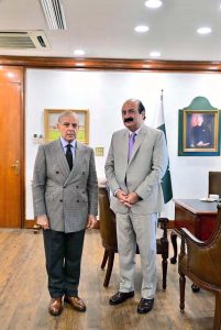 Chairman Prime Minister's Youth Programme, Rana Mashood Ahmed Khan calls on Prime Minister Muhammad Shehbaz Sharif