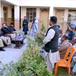 DSP Quaidabad Maqsood Laghari and SHO Pashtunabad Fazalur Rehman listening issues of public held open court at Pashtunabad Police Station Quetta