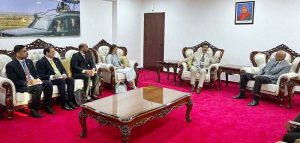 Chairman Senate of Pakistan Syed Yousaf Raza Gilani, in a meeting with Hon. Mussa Azzan Zungu, Speaker of the National Assembly of Tanzania, on the sidelines of the 153rd Assembly of the Inter-Parliamentary Union in Arusha