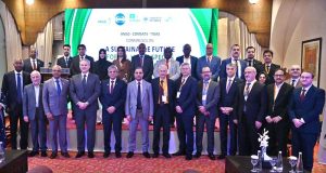 Federal Secretary for Science & Technology, Shahid Iqbal Baloch in a group photograph with participants during conference on “A Sustainable Future for All Living Species on Planet Earth” at local hotel
