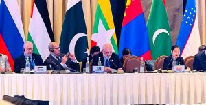Mr. Justice Irfan Saadat Khan and Mr. Justice Naeem Akhter Afghan, Hon'ble Judges of the Supreme Court of Pakistan, participating in the 7th Congress of the Association of Asian Constitutional Courts and Equivalent Institutions in Samarkand.