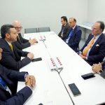 Federal Minister for Finance and Revenue, Senator Muhammad Aurangzeb, meeting with the Ajman Bank delegation to discuss Pakistan's economic outlook and financing partnership