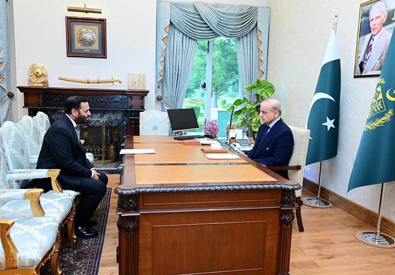 Minister for National Health Services Syed Mustafa Kamal calls on Prime Minister Muhammad Shehbaz Sharif