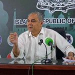 Federal Minister for Interior Mohsin Naqvi addressing a press conference